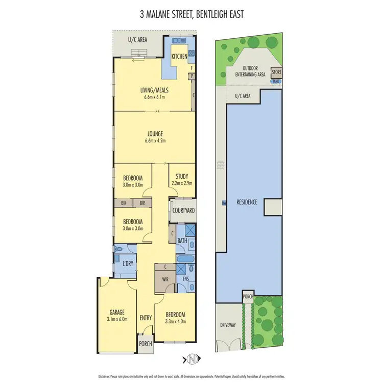 Floorplan of Homely townhouse listing, 3 Malane Street, Bentleigh East VIC 3165