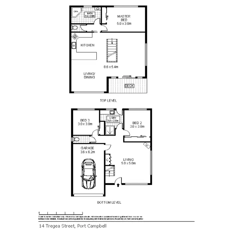 Floorplan of Homely house listing, 3/14 Tregea Street, Port Campbell VIC 3269