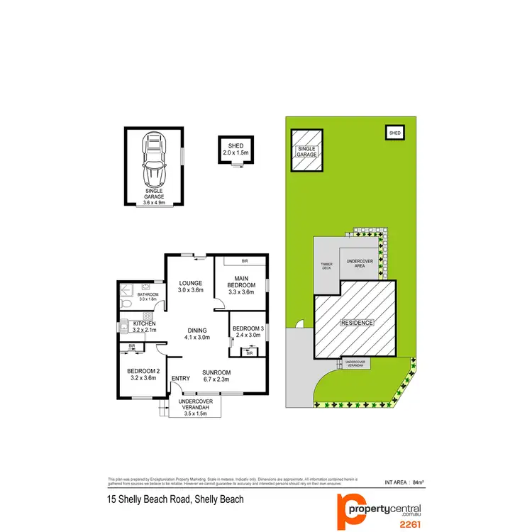 Floorplan of Homely house listing, 15 Shelly Beach Road, Shelly Beach NSW 2261