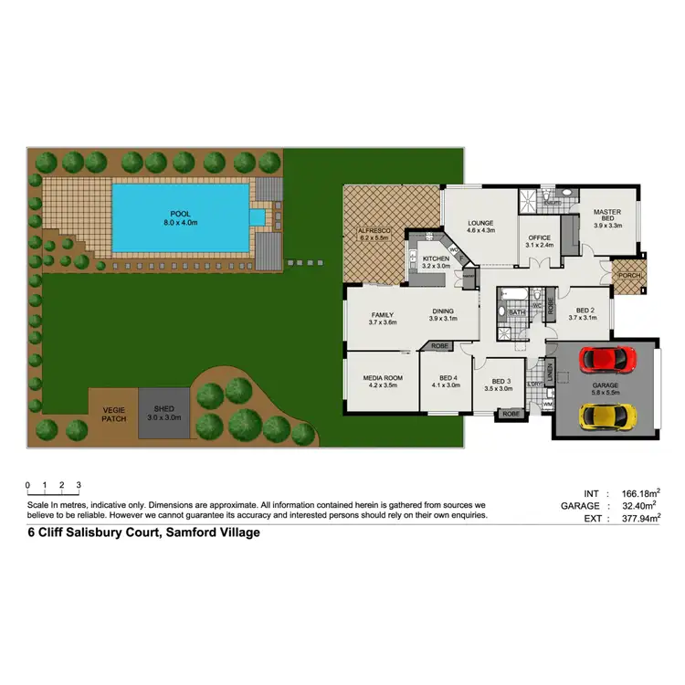 Floorplan of Homely house listing, 6 Cliff Salisbury Court, Samford Village QLD 4520