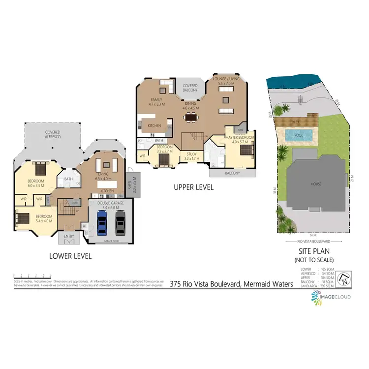 Floorplan of Homely house listing, 375 Rio Vista Boulevarde, Mermaid Waters QLD 4218