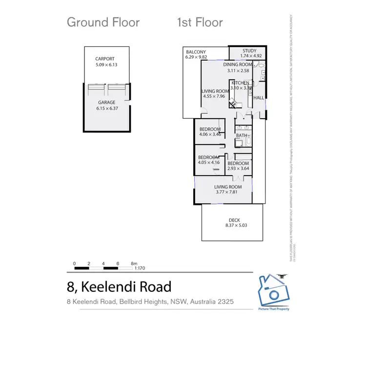 Floorplan of Homely house listing, 8 Keelendi Road, Bellbird Heights NSW 2325