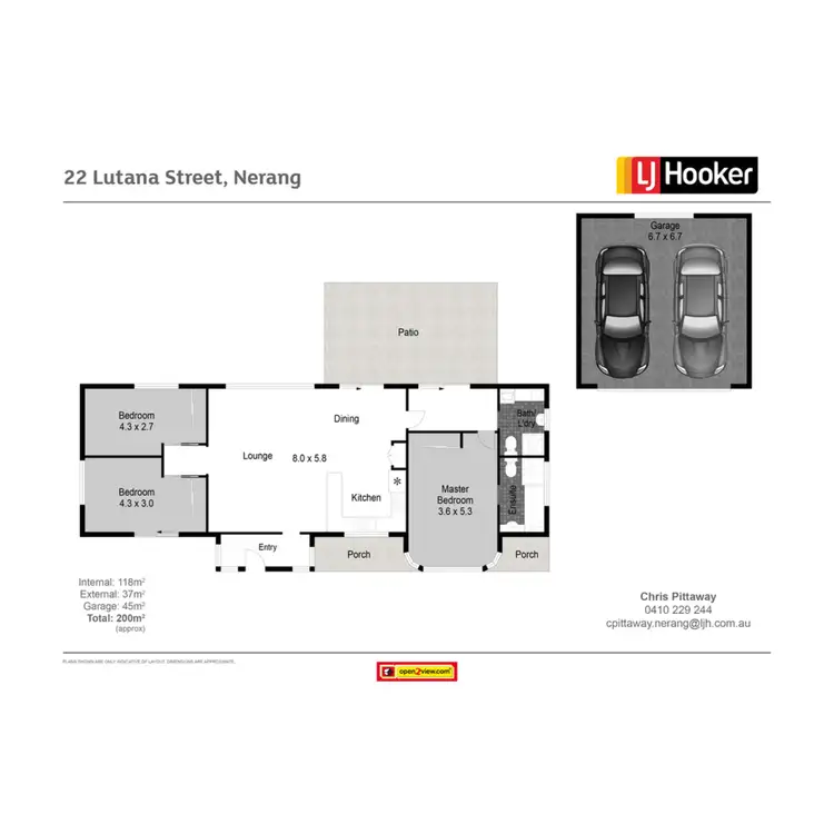 Floorplan of Homely house listing, 22-24 Lutana Street, Nerang QLD 4211