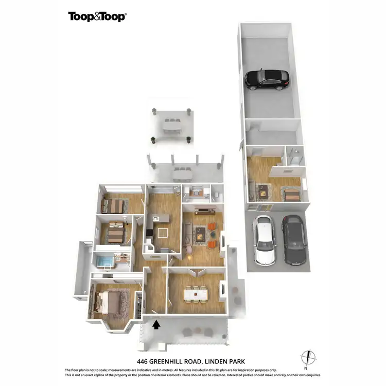 Floorplan of Homely house listing, 446 Greenhill Road, Linden Park SA 5065