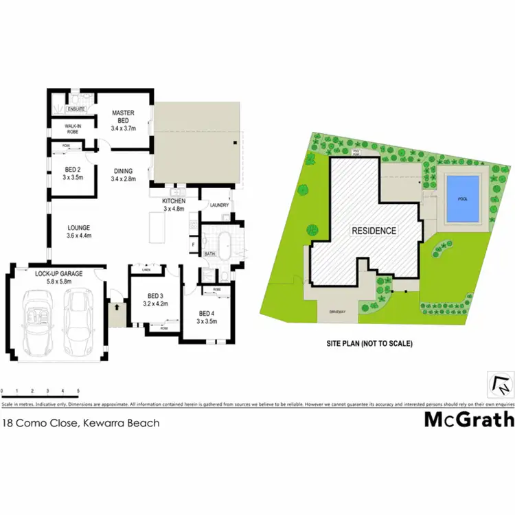 Floorplan of Homely house listing, 18 Como Close, Kewarra Beach QLD 4879