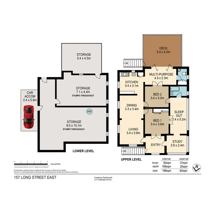Floorplan of Homely house listing, 157 Long Street East, Graceville QLD 4075