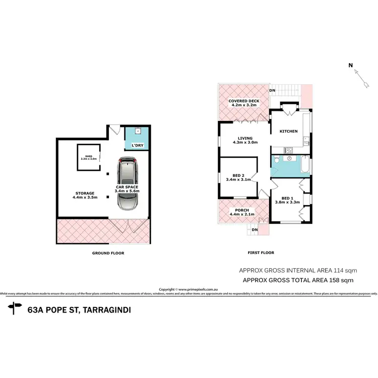 Floorplan of Homely house listing, 63A Pope Street, Tarragindi QLD 4121