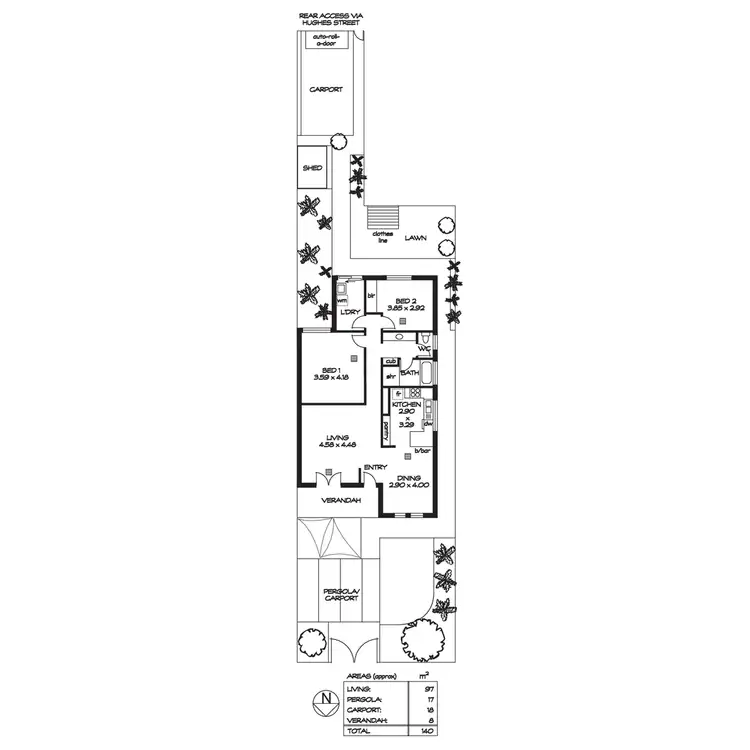 Floorplan of Homely house listing, 15A Junction Lane, Mile End SA 5031