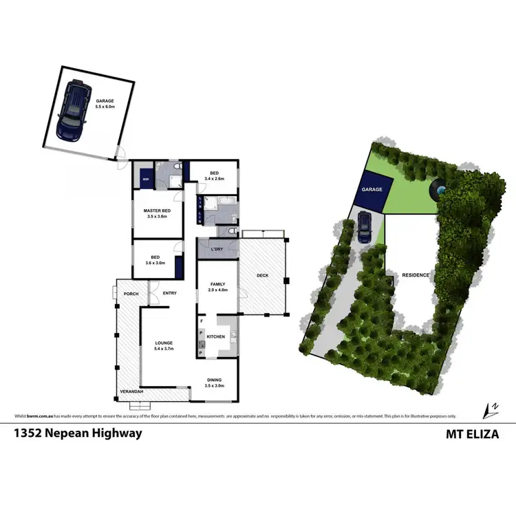 Floorplan of Homely house listing, 1352 Nepean Highway, Mount Eliza VIC 3930