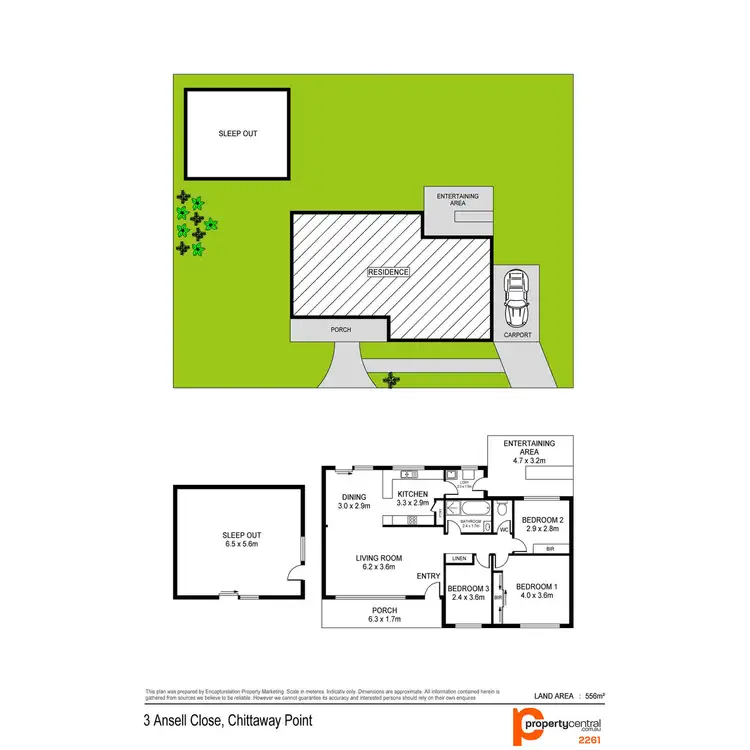 Floorplan of Homely house listing, 3 Ansell Close, Chittaway Point NSW 2261