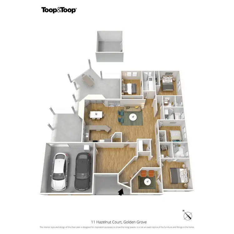 Floorplan of Homely house listing, 11 Hazelnut Court, Golden Grove SA 5125