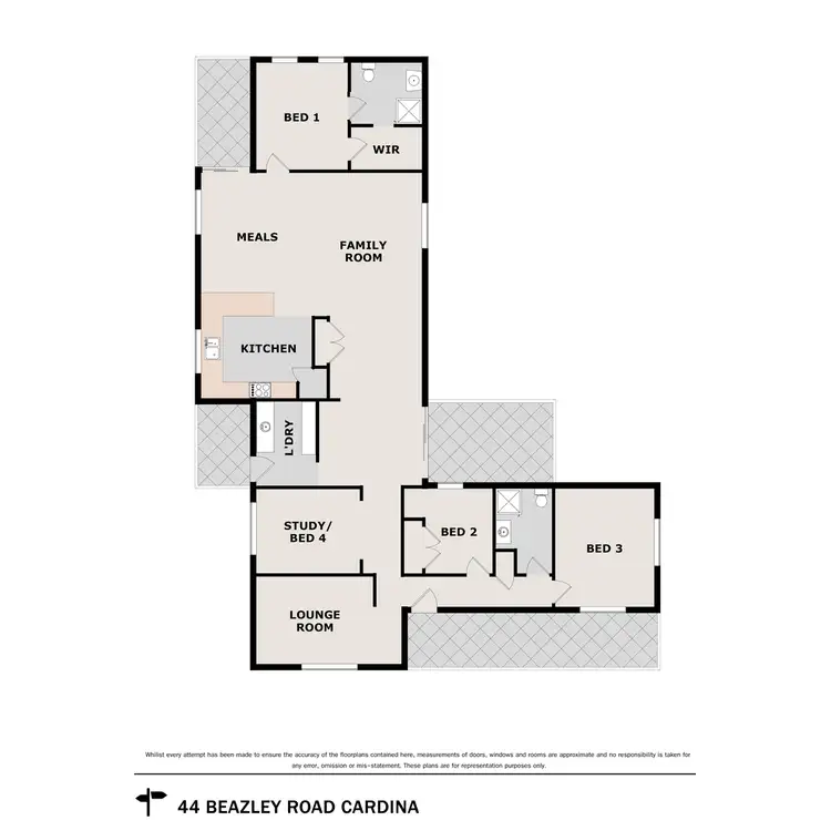 Floorplan of Homely house listing, 44 Beazley Road, Cardinia VIC 3978