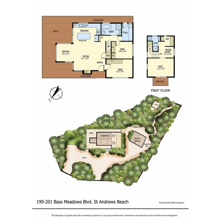 Floorplan of Homely house listing, 199 - 201 Bass Meadows Boulevard, St Andrews Beach VIC 3941