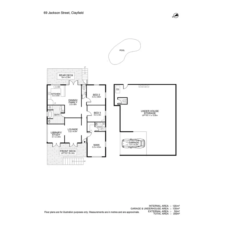 Floorplan of Homely house listing, 69 Jackson Street, Clayfield QLD 4011