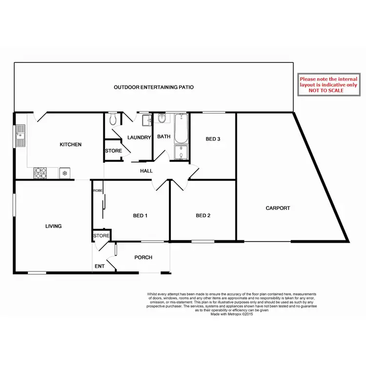 Floorplan of Homely house listing, 29 Ferndale Crescent, Ferndale WA 6148