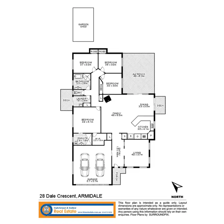 Floorplan of Homely house listing, 28 Dale Crescent, Armidale NSW 2350