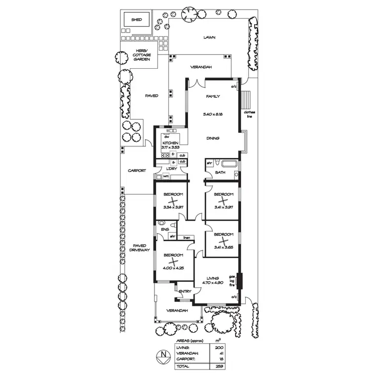 Floorplan of Homely house listing, 17 Cranbrook Avenue, Millswood SA 5034