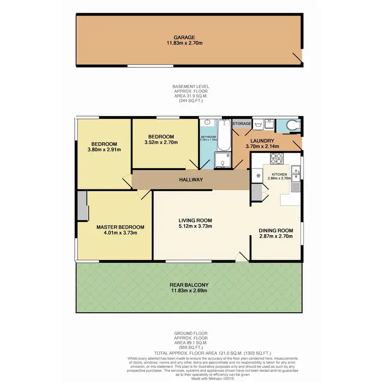 Floorplan of Homely house listing, 7 Jubilee Parade, Berkeley Vale NSW 2261