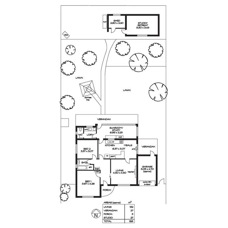 Floorplan of Homely house listing, 15 Brooklyn Avenue, Brooklyn Park SA 5032