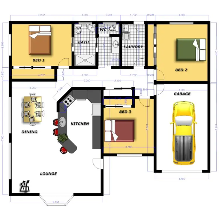 Floorplan of Homely townhouse listing, 2 Gulf View Drive, Port Lincoln SA 5606