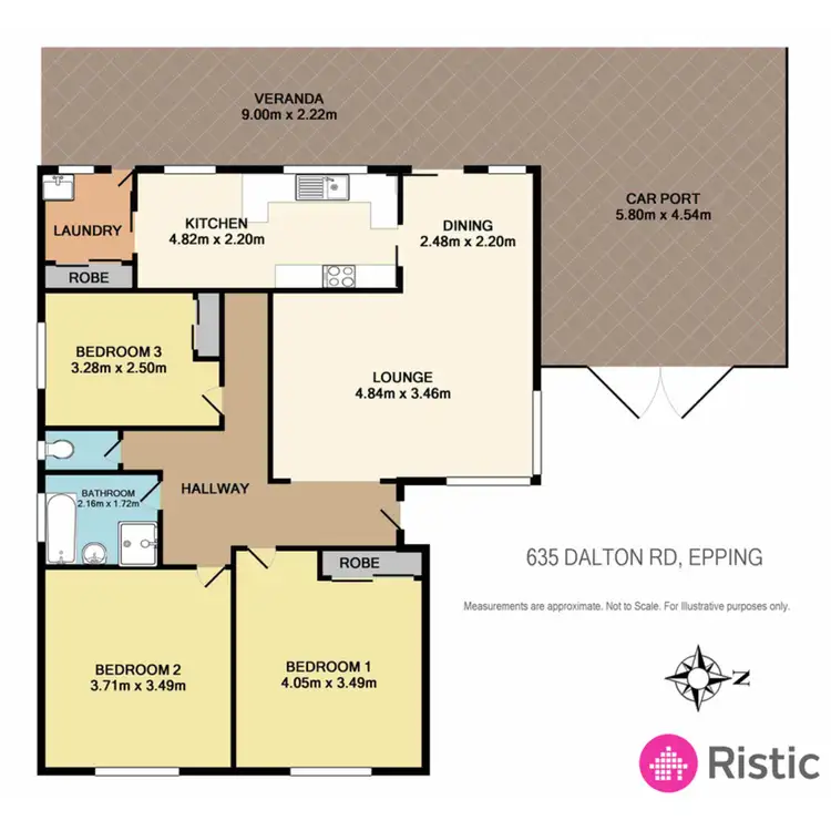 Floorplan of Homely house listing, 635 Dalton Road, Epping VIC 3076