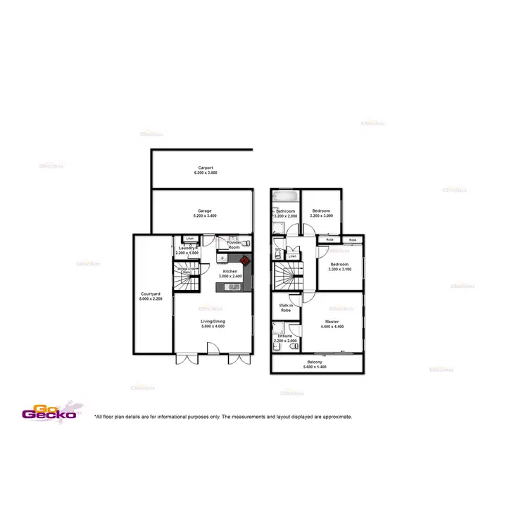 Floorplan of Homely townhouse listing, 1/12 Mordant Street, Ascot QLD 4007