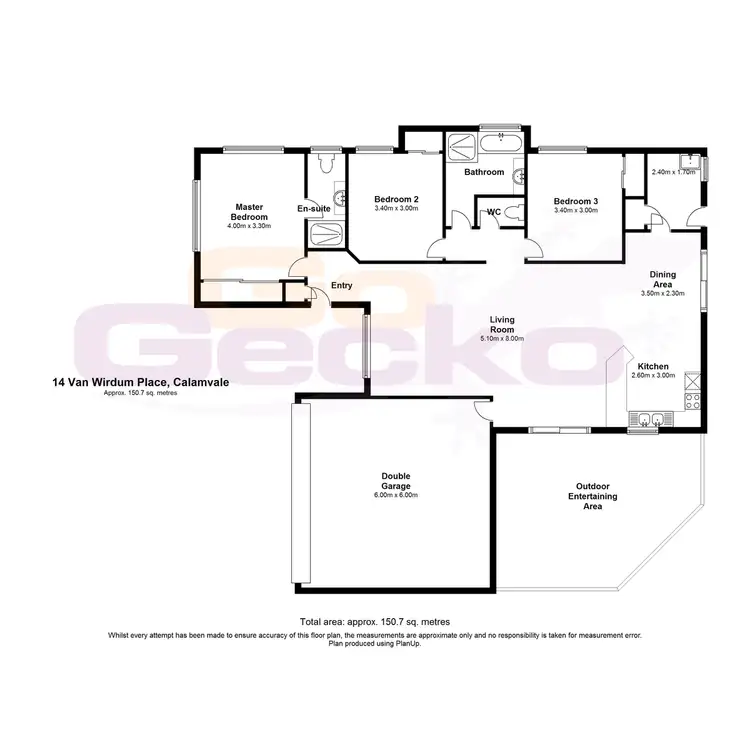Floorplan of Homely house listing, 14 Van Wirdum Place, Calamvale QLD 4116