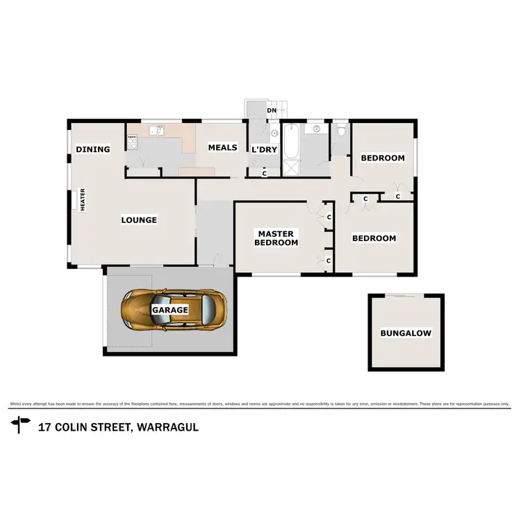 Floorplan of Homely house listing, 17 Colin Street, Warragul VIC 3820