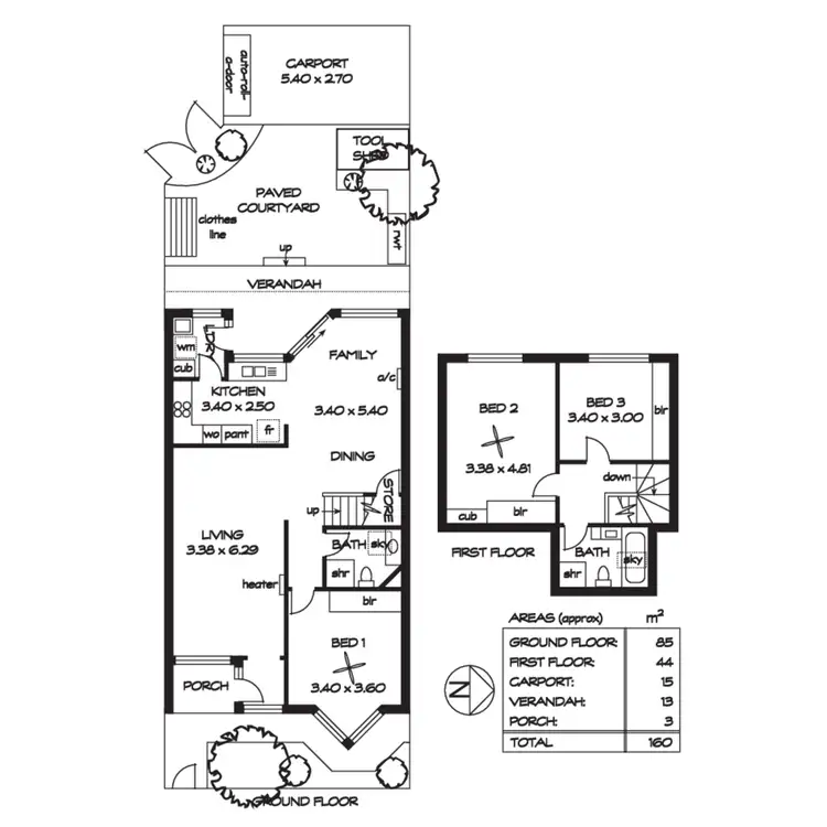 Floorplan of Homely house listing, 1A Threlfall Avenue, Norwood SA 5067