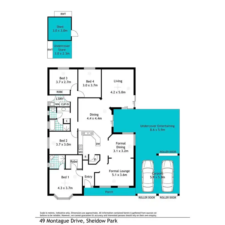 Floorplan of Homely house listing, 49 Montague Drive, Sheidow Park SA 5158