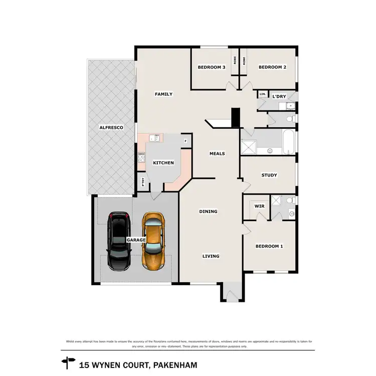 Floorplan of Homely house listing, 15 Wynen Court, Pakenham VIC 3810