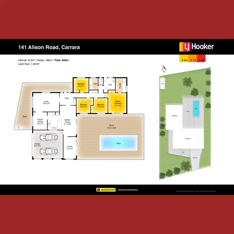 Floorplan of Homely house listing, 141 Alison Road, Carrara QLD 4211