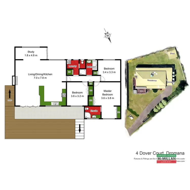 Floorplan of Homely house listing, 4 Dover Court, Dromana VIC 3936