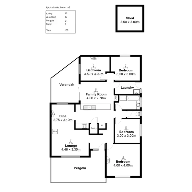 Floorplan of Homely house listing, 5 Wattle Avenue, Aldinga Beach SA 5173