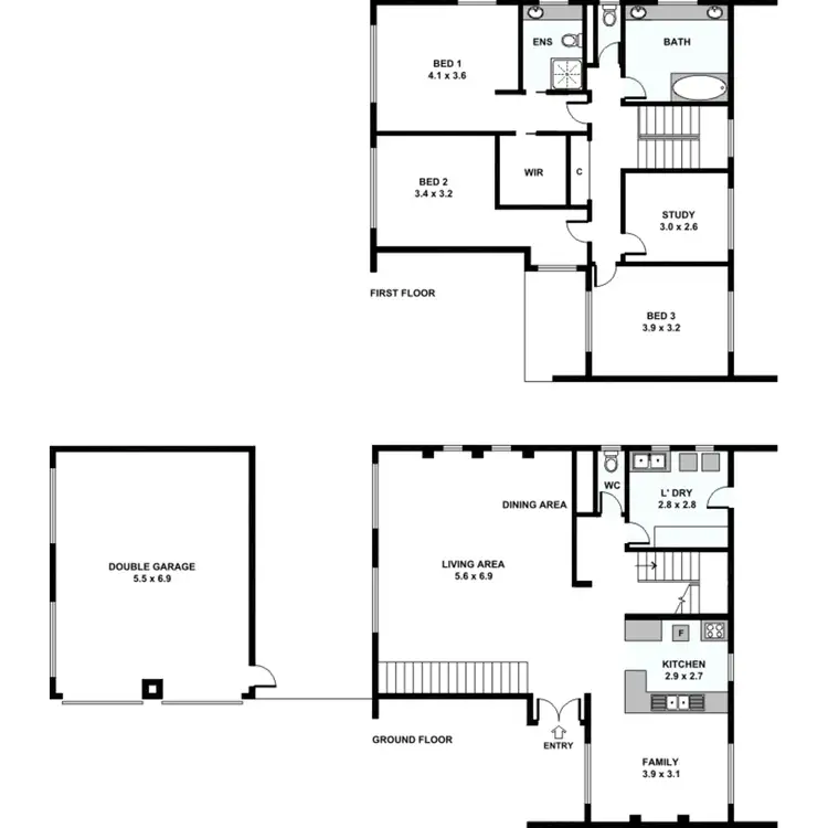 Floorplan of Homely house listing, 12 Dodwell Street, Holland Park West QLD 4121