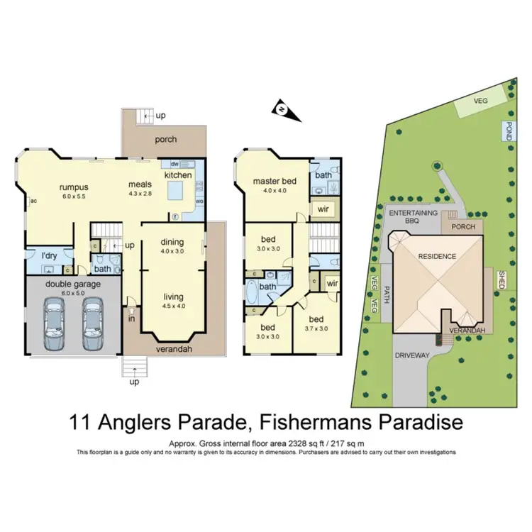 Floorplan of Homely house listing, 11 Anglers Parade, Fishermans Paradise NSW 2539
