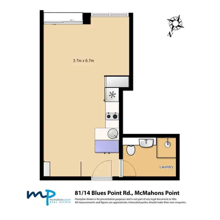 Floorplan of Homely apartment listing, 81/14 Blues Point Road, Mcmahons Point NSW 2060