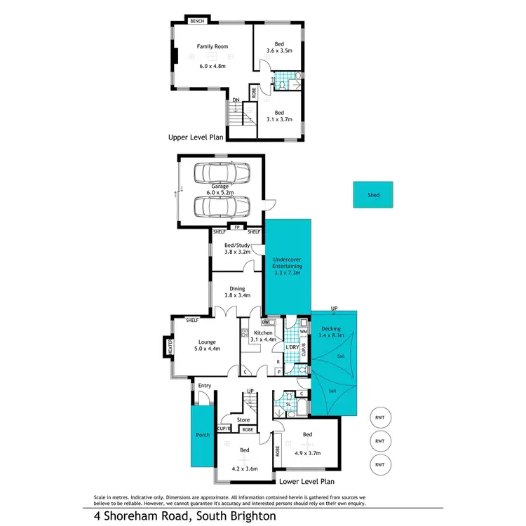 Floorplan of Homely house listing, 4 Shoreham Road, South Brighton SA 5048