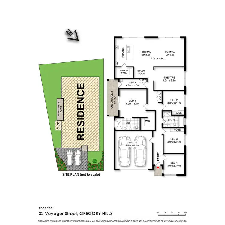 Floorplan of Homely house listing, 32 Voyager Street, Gregory Hills NSW 2557