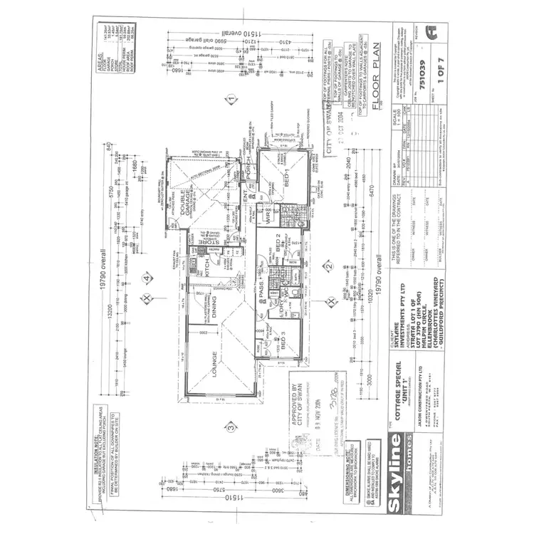 Floorplan of Homely house listing, 50A Halpin Circle, Ellenbrook WA 6069