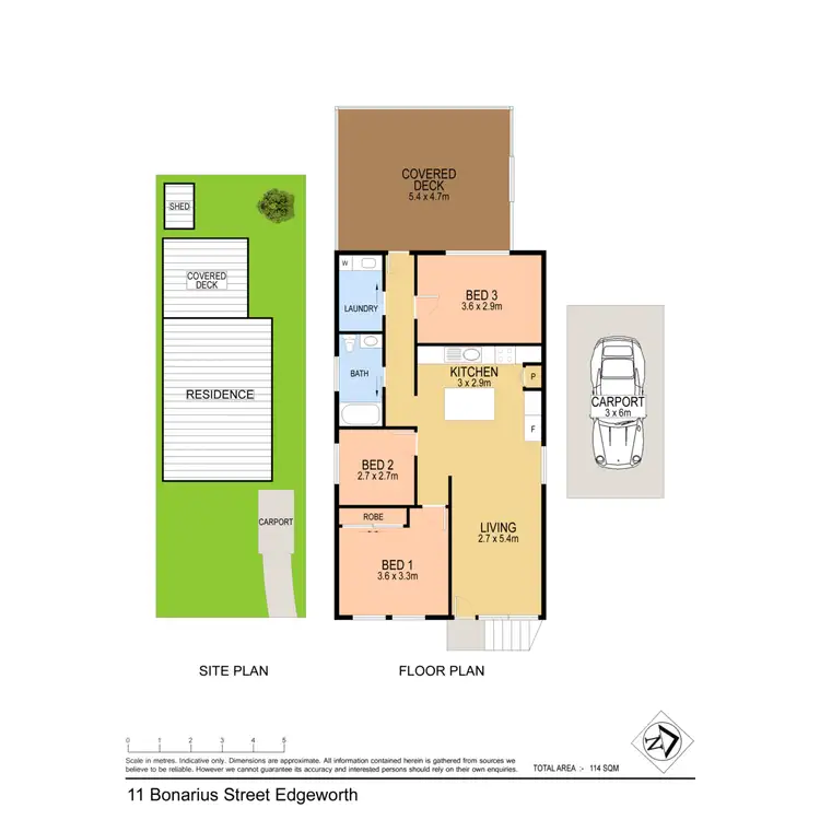 Floorplan of Homely house listing, 11 Bonarius Street, Edgeworth NSW 2285