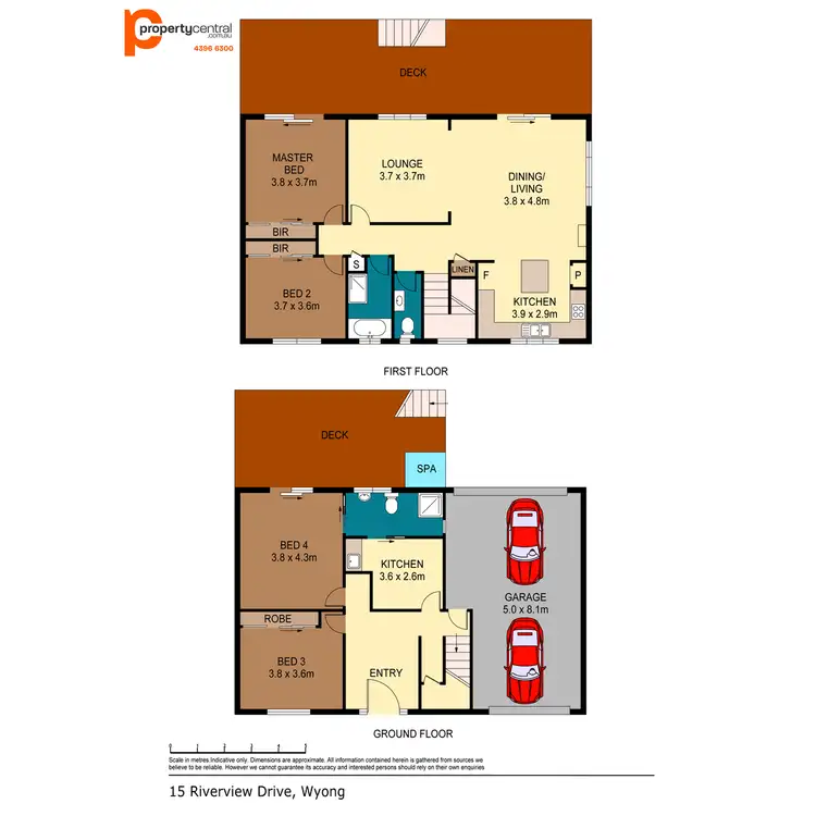 Floorplan of Homely house listing, 15 Riverview Drive, Wyong NSW 2259