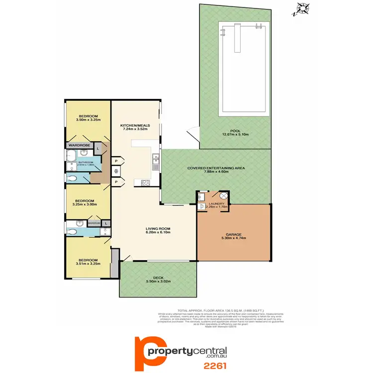 Floorplan of Homely house listing, 50 Murrumbidgee Crescent, Bateau Bay NSW 2261