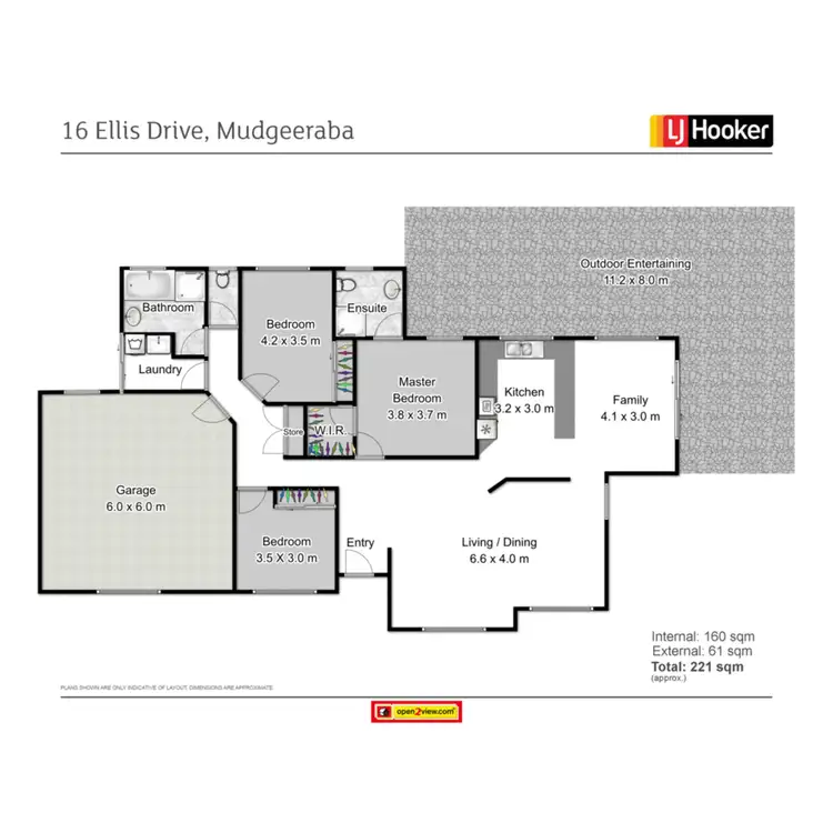 Floorplan of Homely house listing, 16 Ellis Drive, Mudgeeraba QLD 4213