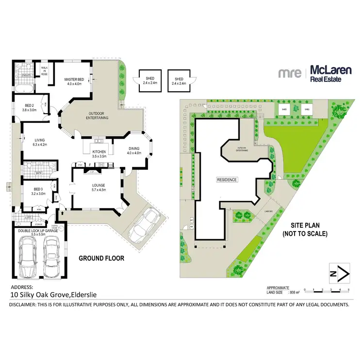 Floorplan of Homely house listing, 10 Silky Oak Grove, Elderslie NSW 2570