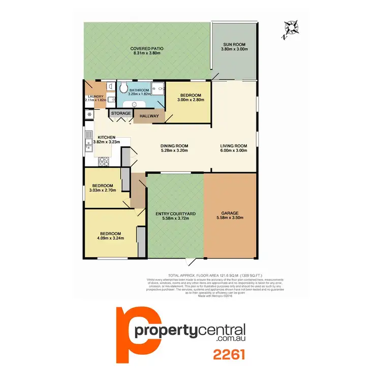 Floorplan of Homely house listing, 10 St James Avenue, Berkeley Vale NSW 2261