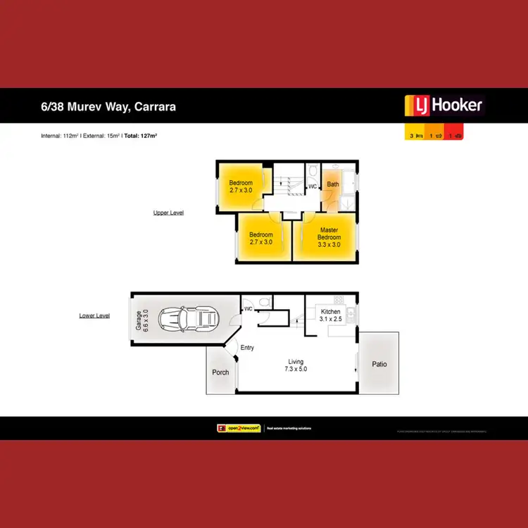 Floorplan of Homely house listing, 6/38 Murev Way, Carrara QLD 4211