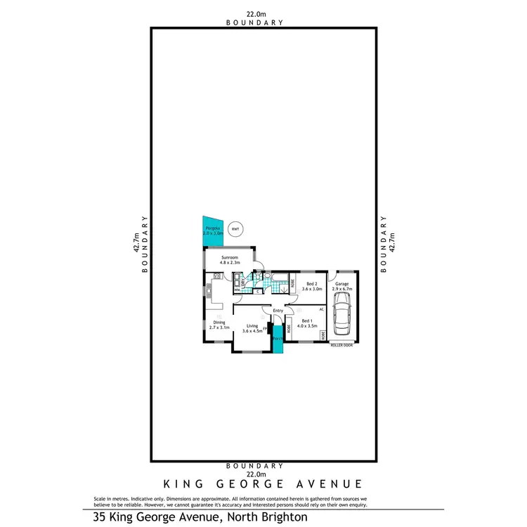 Floorplan of Homely house listing, 35 King George Avenue, North Brighton SA 5048