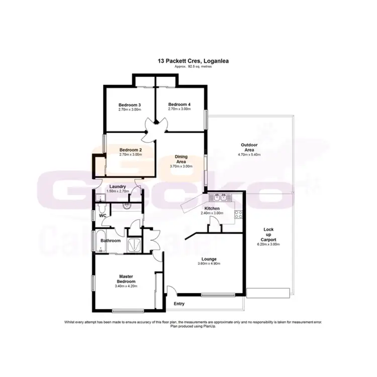 Floorplan of Homely house listing, 13 Packett Crescent, Loganlea QLD 4131