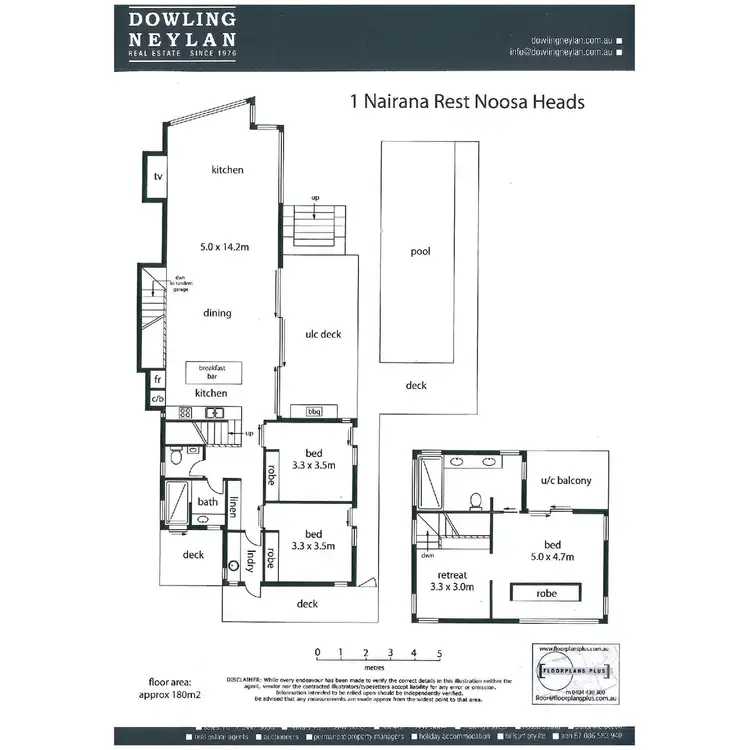 Floorplan of Homely house listing, 1 Nairana Rest, Noosa Heads QLD 4567